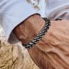 Vnox 18cm/20cm/22cm Stainless Steel Bold Cuban Bracelets for Men Women,6 Mm Width Miami Curb Links Wristband Gift