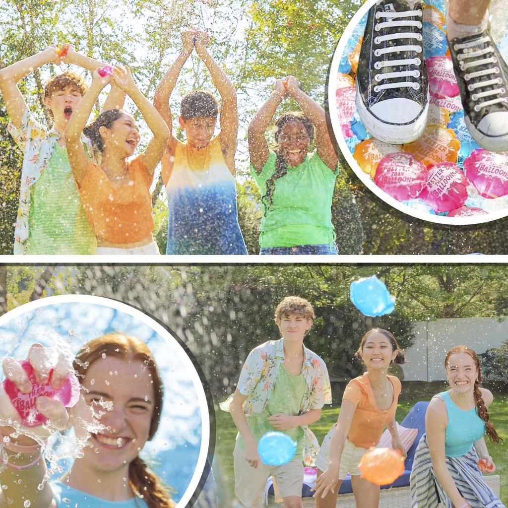 Nerf Besser als Ballon Besser als Ballon 1 Wasserspielzeug Leicht zu reinigen 36 Kapseln Viele Spielmöglichkeiten Genießen Sie Wasserspaß im Garten Geschenk für Kinder ab 3 Jahren.