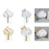 Diamond Crown Decorative Handheld Flower Rhinestones Wedding Bouquet with Ribbon