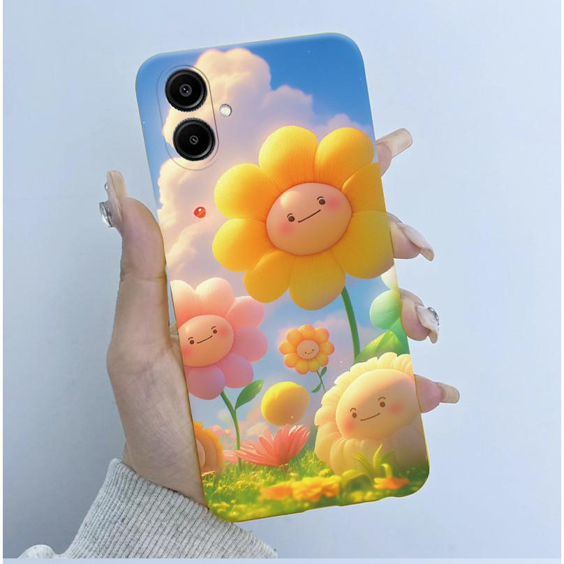 For Samsung Galaxy A06 Casing A065 SM-A065F A06 4G GalaxyA06 Cover Cute Astronaut Panda Flowers Pattern Candy Soft Silicone Case