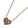TIFFANY&Co. Sentimental Heart Necklace K18 Pink Gold/diamond 2.17g Women Used
