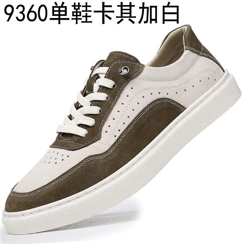 

Casual shoes men s 2025 autumn new retro board shoes men s casual sports trend color matching lace-up men s leather shoes 44