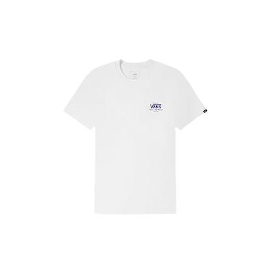 Vans Lässiges T-Shirt mit Alphabet-Print, Kurzarm, Unisex-Oberteile, Weiß VN0A54NAWHT
