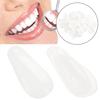 70Pcs Bag Resin Upper Lower Temporary Teeth Crown For Dental Oral Care(White  Lower)