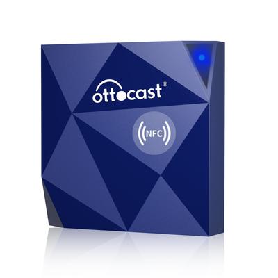 OTTOCAST A2AIR NFC Kabelloser Android Auto NFC Einfaches Bluetooth-Stecker Schneller Automatischer Kompatibel mit Echten Kabelgebundenen Android-Fahrzeugen [Offiziell] Adapter,