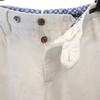 PT01 Linen Blend Long Pants 46 White MARRAKESH Men's Used