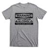Warning May Contain Alcohol T Shirt Bourbon Scotch Beer Whiskey Whisky Rum Tee