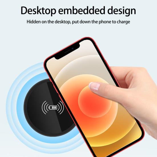 1 Satz Kabelloses Laden Überladungsschutz Ladegerät Schnell Ultradünn Hohe Leistung Weitgehend Kompatibel