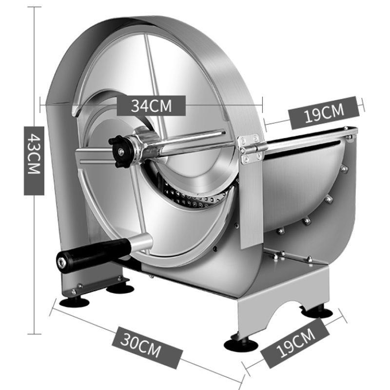 Manual Multi-Purpose Slicer & Peeler for Potatoes, Lemons, Lotus Roots & Fruits
