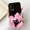 For Edge 20 20Pro 20Lite Phone Cover For Motorola Edge 20 Pro Case Silicone Luxury Fashion Love Cute Cat Girl Funny Cool Painted