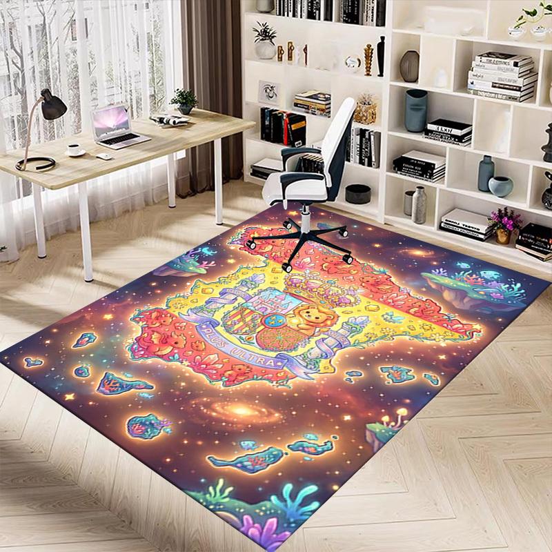 1PC Fantasy Kingdom Non-Slip Floor Carpet Compatible for Office&Living Room&Bedroom&Dining room -  Soft & Pattern-G0351