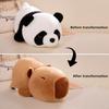 Lovely Panda Capybara Flip Transformation Plush Toy Double-Sided Flip Panda Toy Cartoon Stuffed Doll Toys Children Gifts