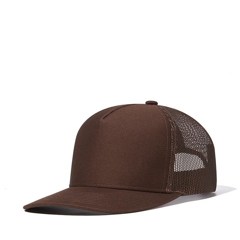Men Women Hip Hop Hats Flat Bill Slightly Curved Baseball Caps Unisex 112 Trucker Adjustable Snapback Baseball Cap