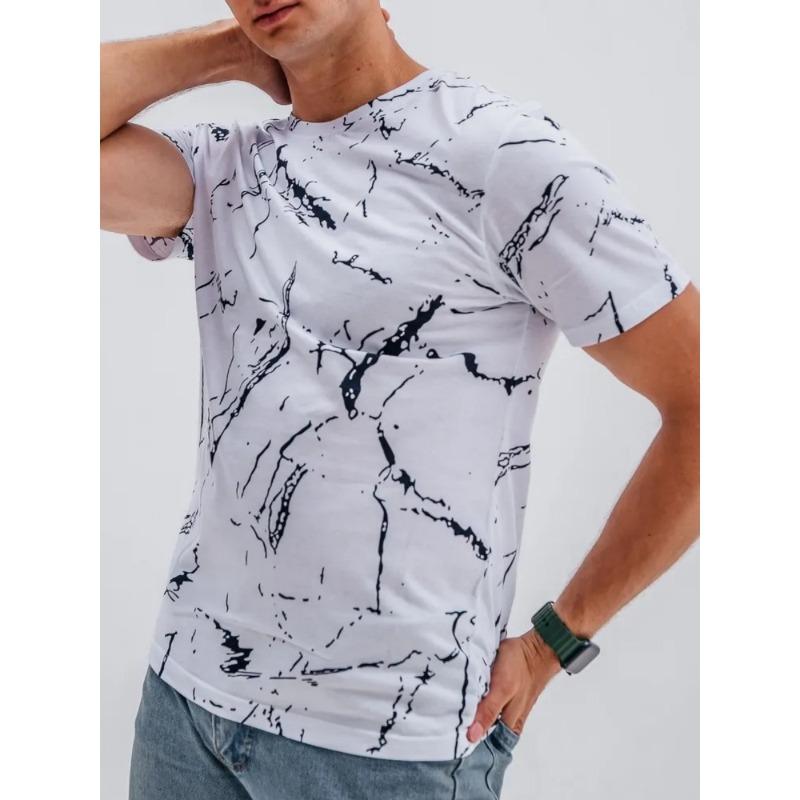 

Men s 3D Printed Street Fashion T-Shirt Text Crack Printing Short Sleeve O-Neck Pullover Casual Top 6XL