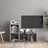 VidaXL TV Stands 2 Pcs Concrete Grey 72x35x36.5 Cm Chipboard