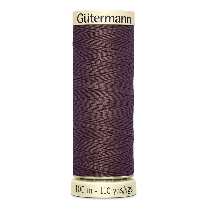 Lot de 5 bobines 100m Fil 100% polyester Gutermann Ref 788988 - Att 883 - henné