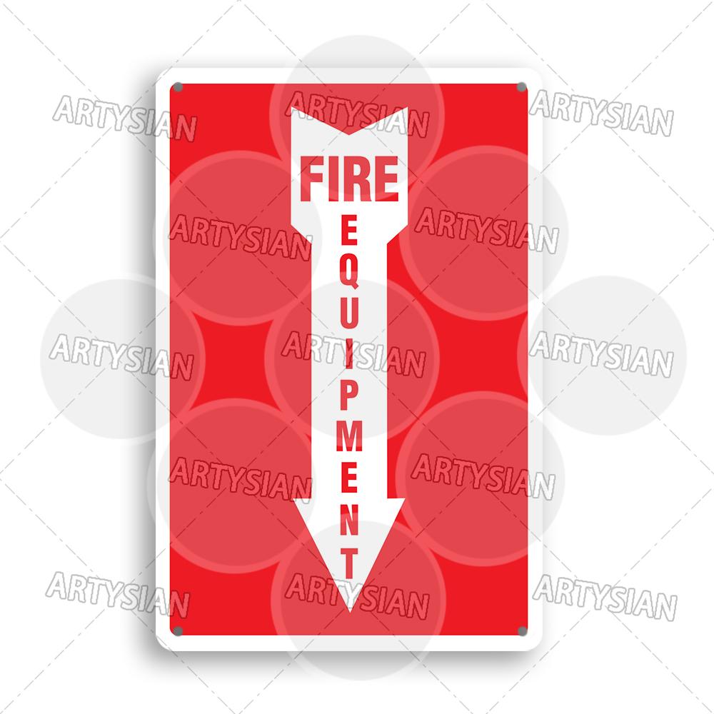 Fire Safety Metal Sign Flammable Warning Emergency Exit Escape Alarm Extinguisher Instruction Signage Assembly Hose Reel Plaque