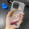 Full Screen Goldfish Shark Phone Case For IPhone 16 15 14 Pro 15 Plus 13 12 11 17 Pro Max Air 14 Plus Soft Silicone Cover Shell