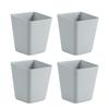 1/2/4pcs Desk Side Small Hanging Basket Kitchen Bathroom Miscellaneous Storage Box Durable Smooth Pen Holder Storage Baskets