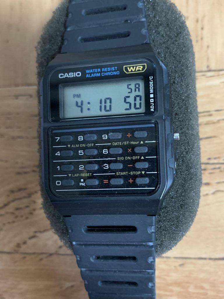 [USED] CASIO CA-53W Calculator Wristwatch, Black