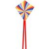 Polyester Rainbow Diamond Kite With Glass Fiber Frame For Kids Outdoor Play And Gift