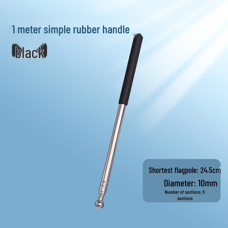 

Телескопическая ручка флагштока из нержавеющей стали: Руководство для улицы, Командный жезл тренера и Указка для обучения