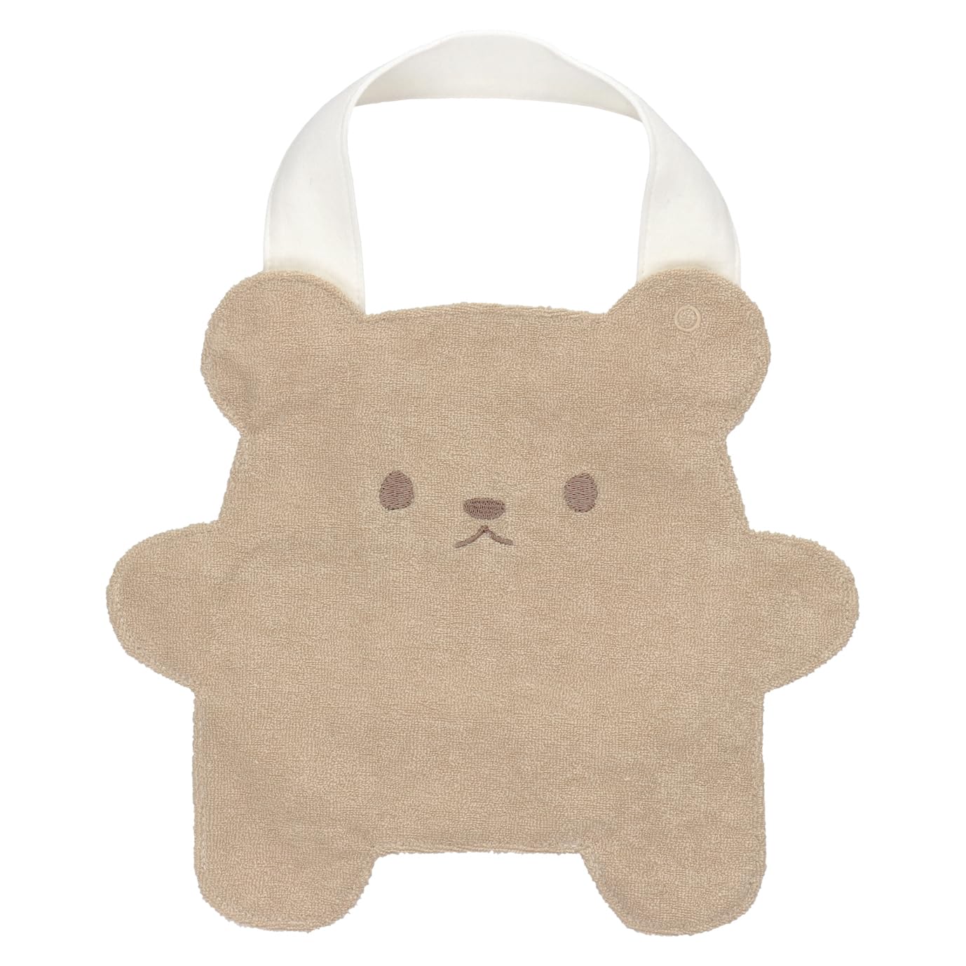 

Baby Castle Fluffy Made in Japan Bib, Bear,