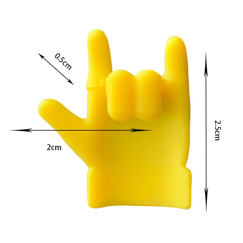 Silicone Finger Wine Glass Marker Creative Glass Goblet Recognizer Distinguishing Sign Recognizer