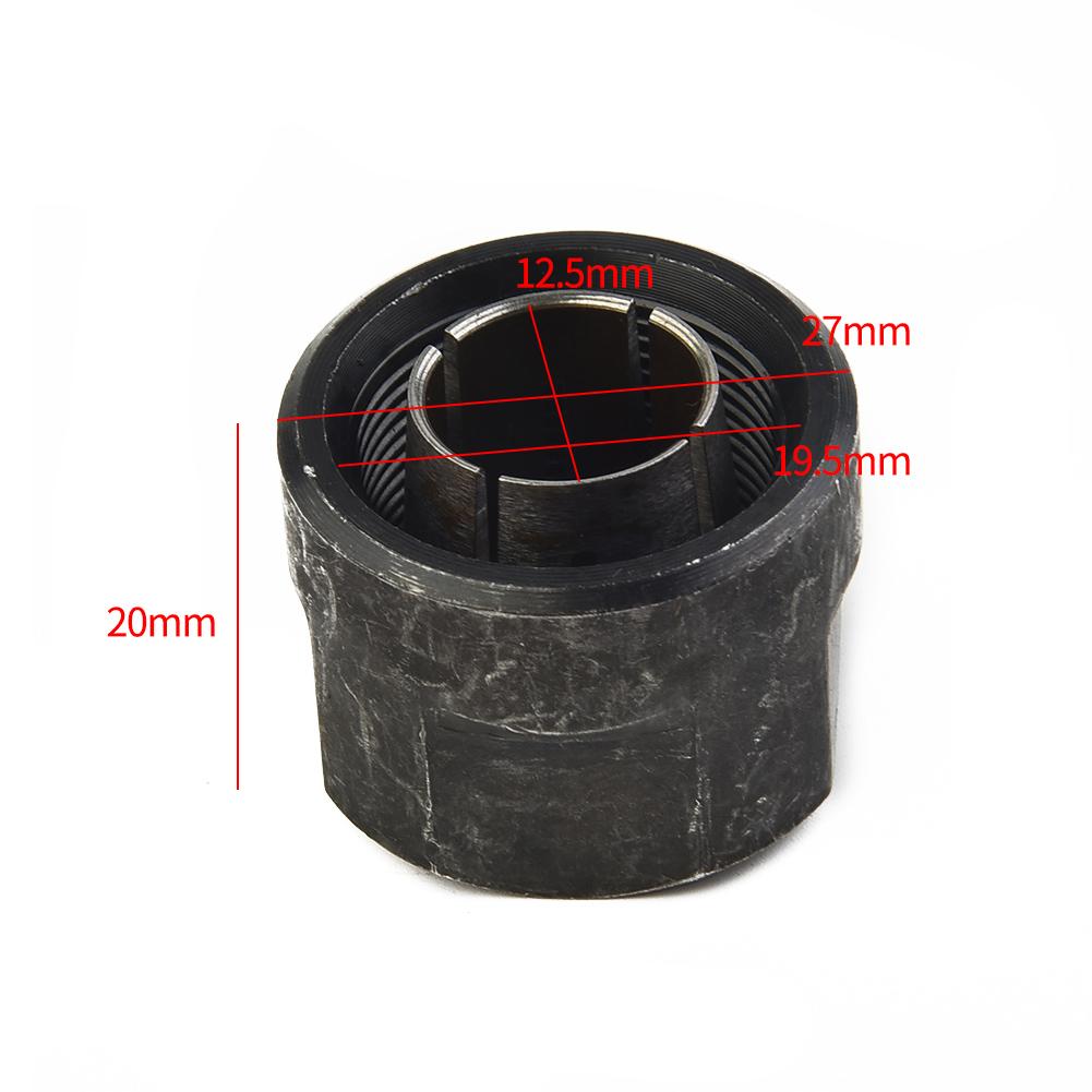 Matice kleštiny 13MM Kovová 1/2" Horní frézka 22.5*27mm Černá Praktická Nová
