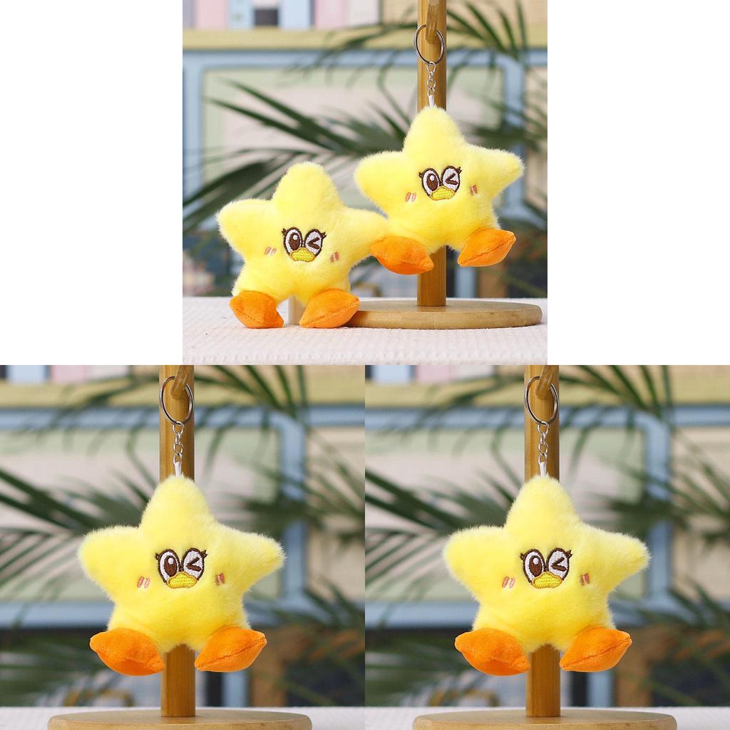 Plush Duck Keychain Toy With Pp Cotton Fill For Kids And Adults