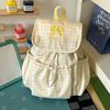 Schoolbag new spring lazy cute girl backpack primary school bag ins niche fashion lightweight shopping backpack