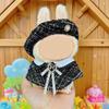 Cimoon Doll Clothes 15cm/17cm Black Gentleman Outfit Costume for Plush Toys and Dolls Dress Up Accessories