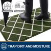 Olanly Mikrofiber Stor Dørmåtte Ren Trin Super Måtte 80x120 Vaskbart Tæppe Super Absorberende Dørmåtte Tæppe Indgangsdørmåtte