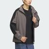 Adidas Wind.Rdy Softshell Non-Hooded Color Block Logo Sports Outdoor Vintage Jacket Men Jacket Charcoal-Gray IP0734