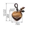 1PC 30mm Llavero Corazón de Piedra Natural Piedra de Cristal Curativo Cuarzo Rosa Joyería Borla Llavero Amuletos para Bolsos