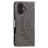 For iPhone 16 Stand Case PU Leather Wallet Phone Cover Totem Imprinted