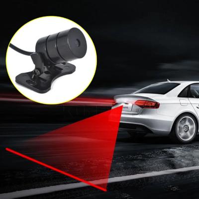 1ks Cars LED Auto Laserové mlhové světlo Zadní protikolizní bezpečnostní signál Varovné červené čáry Brzda Parkovací varovné světlo