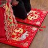 Double Happiness Wedding Kneeling Pad Set – Red Sitting Cushion for Tea Ceremony and Worship Rituals