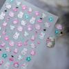 Himmel Koreanisch Hello Kitty Geprägte Nagelkunst & Planer-Aufkleber