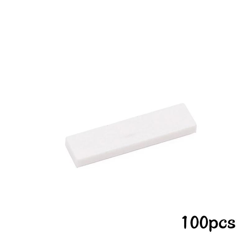 Non-Toxic 100Pcs Diy Building Blocks Thin Figure Bricks Smooth 1X4 Dots Educational Creative Toys For Children Size Compatible With 2431