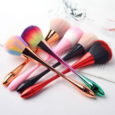 Pincel para pó de unha Pincel de maquiagem cintura fina Pincel de unha pincel para pó de unha pincel para blush em pó pincel para pó