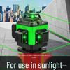 High-Precision Green Laser Level: Self-Adjusting, Strong Light, Thin Line, Ideal for Outdoor Use
