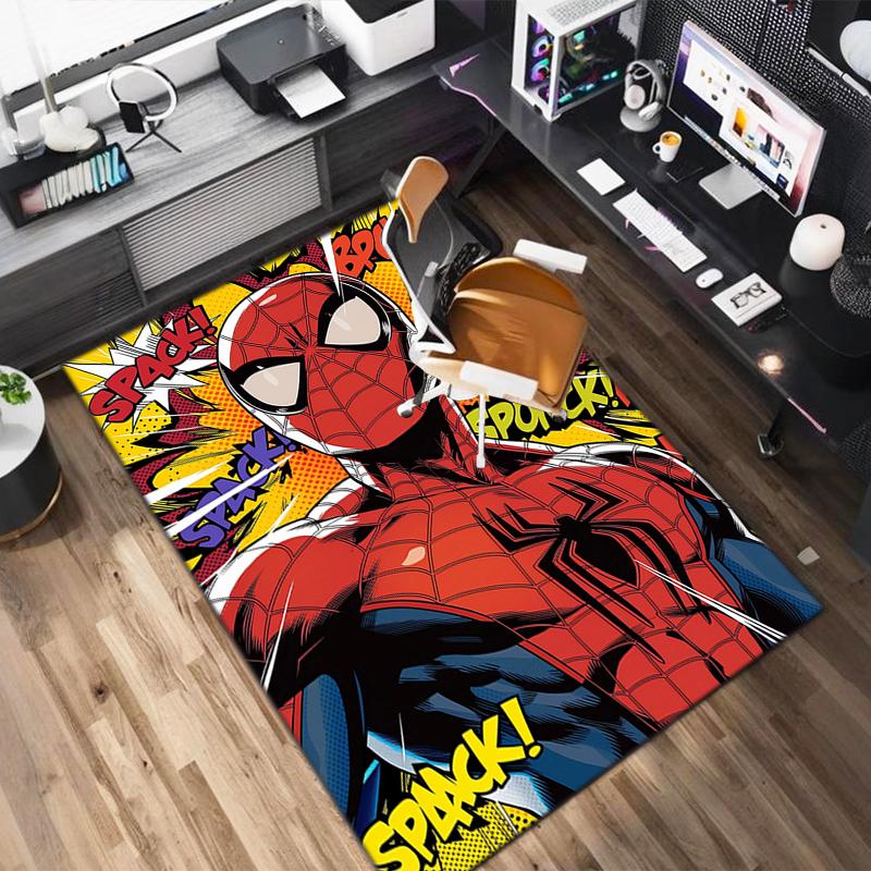 1PC Spider-Man Rug - home decoration Carpet For Living Room Bedroom Flooring Computer Chair Area Rug