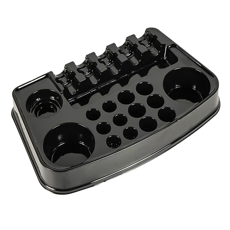 Bandeja desechable para 12 pigmentos de tatuaje, cartuchos de tinta, organizador de almacenamiento de agujas, accesorios para microblading y arte corporal.