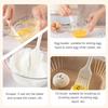 Baking Tool Set: Silicone Scraper, Scraper, Three-piece Baking Set, Egg Beater, Manual Food-grade Stirring Spatula, Complete Set