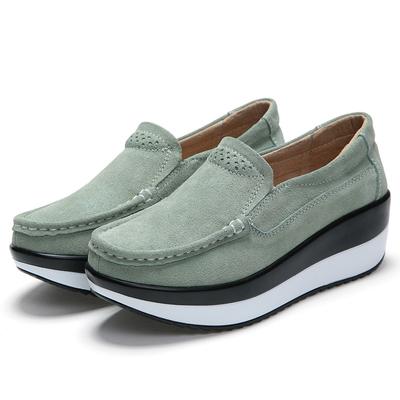 2024 Spring Women Flats Shoes Woman Platform Slip On Flats Sneakers Women Suede Ladies Tenis Loafers Moccasins Casual Shoes