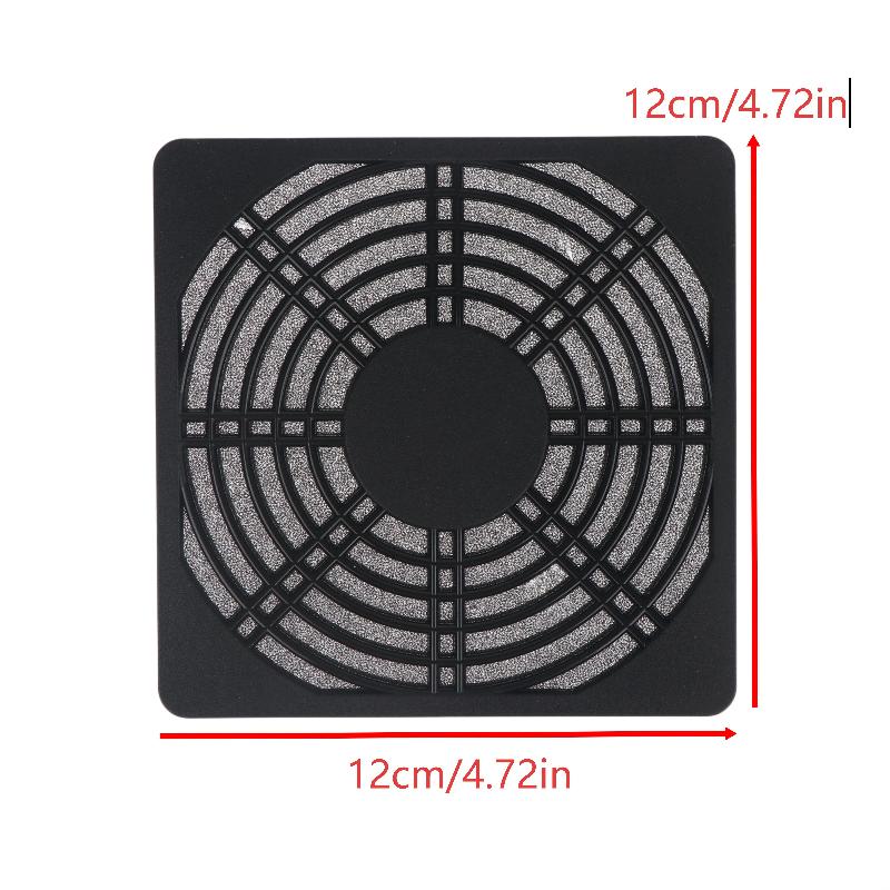 60 80 90 120 150Mm Fan Dustproof Filter Dust Net Protective Net Axial Fan Dustproof Filter Grill For Computer Industrial Cooling