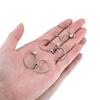 5pcs Hollow Stainless Steel Star Moon Frames Blank Bezel DIY Earrings Geometric Heart Pendant Base Charm Necklace Jewelry Making