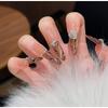Cat's Eye Wearing Nail Pure Hand-made Nail Piece Fake Nail Wearing Nail Piece Advanced Sense Thin Dog Long