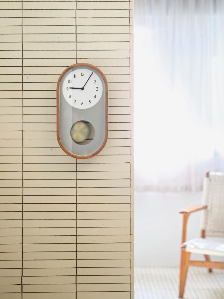 Interform Wall Clock Tikanen Sweep Movement Silent CL-4443